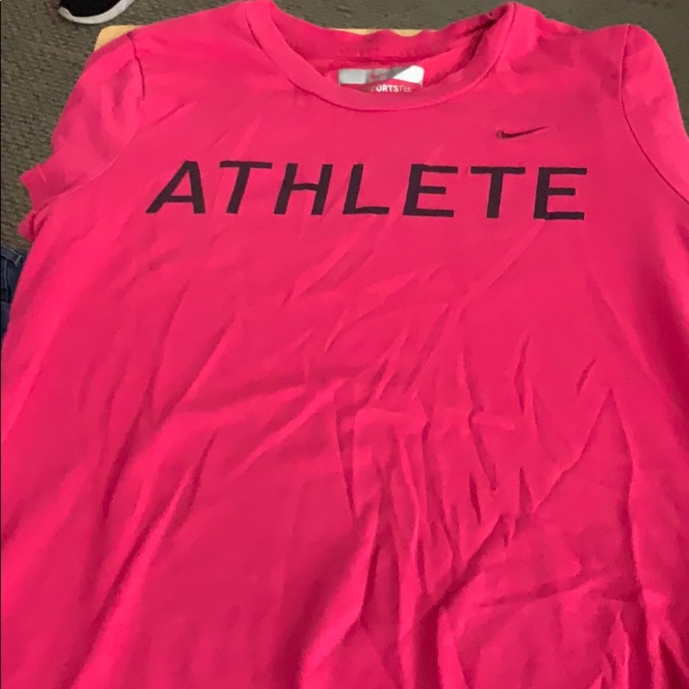 nike girls athlete tee